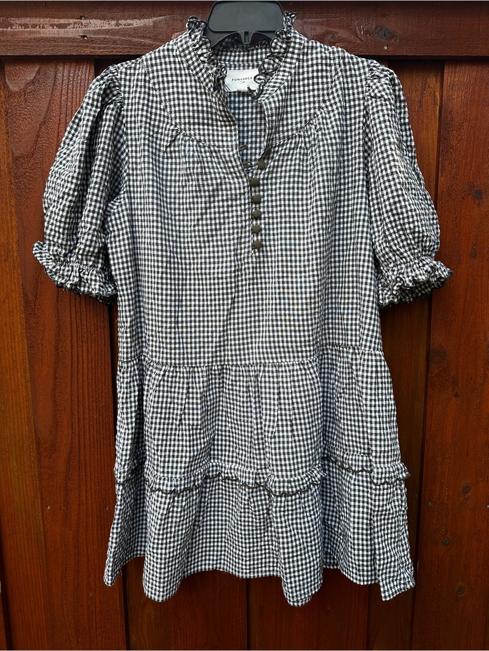 Pomander Place gingham dress
